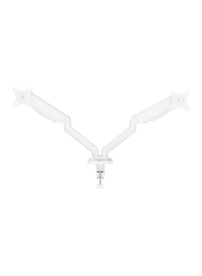 Gamertek Pivot Core Dual Monitor Arm - White - Image 5