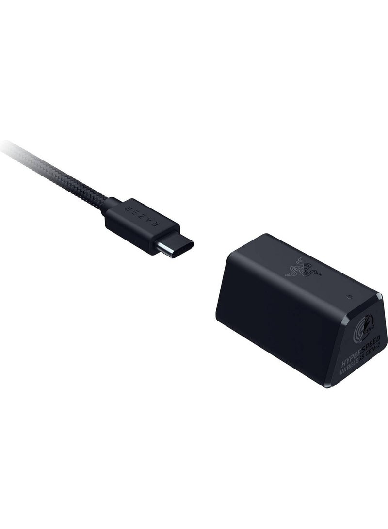 RAZER BlackShark V3 Wireless Gaming Headset, HyperSpeed 2.4 GHz + Bluetooth, TriForce 50 mm Drivers, Detachable 9.9 mm Mic, THX 7.1.4, 70 h Battery, 270 g – Black | RZ04-05410100-R3M1 Black - Image 4