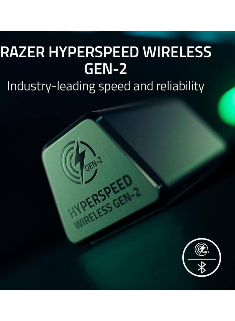 RAZER BlackShark V3 Wireless Gaming Headset, HyperSpeed 2.4 GHz + Bluetooth, TriForce 50 mm Drivers, Detachable 9.9 mm Mic, THX 7.1.4, 70 h Battery, 270 g – Black | RZ04-05410100-R3M1 Black - Image 5