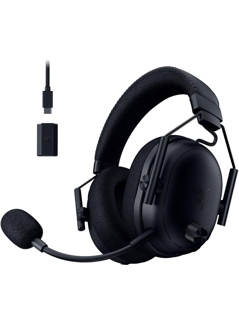 RAZER BlackShark V3 Pro Wireless ANC Gaming Headset, HyperSpeed 2.4 GHz + Bluetooth, Detachable 12 mm Mic, TriForce 50 mm Drivers, Hybrid ANC, Up to 70 Hrs, PC & Console, Black | RZ04-05400100-R3M1 Black - Image 1