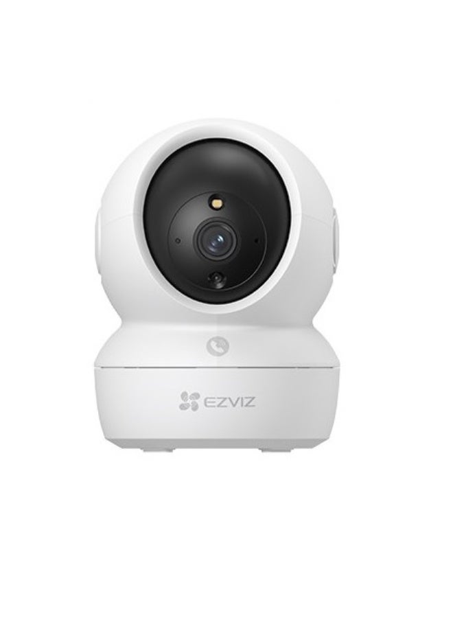 إيزفيز كاميرا أمان C6N برو، 2K، 3MP، كاميرا داخلية، مراقبة الأطفال، كاميرا واي فاي للمنزل مع تتبع الحركة الذكي، رؤية ليلية، مكالمات ثنائية الاتجاه مع زر اللمس، H_265، تعمل مع أليكسا - C6N برو 3MP أبيض - Image 2