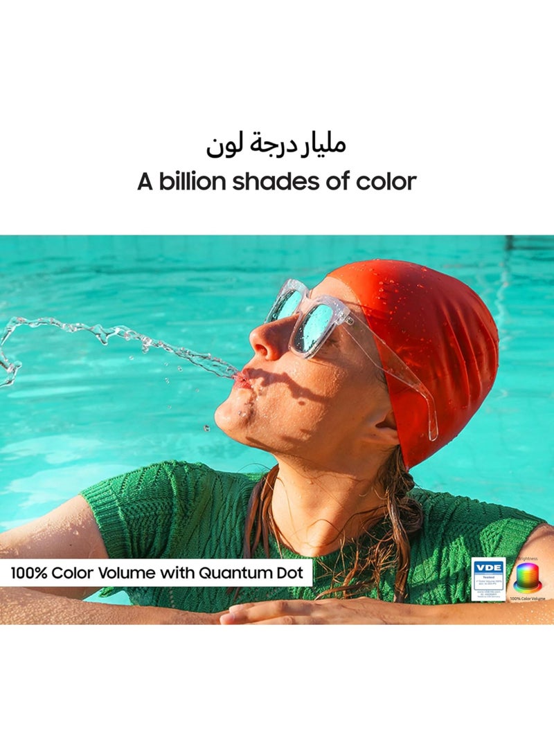 سامسونج تلفاز سامسونج 65 بوصة Q6F QLED 4K الذكي (طراز 2025 - نسخة الإمارات) | 100% حجم اللون و Quantum HDR، HDR10+ | أمان Tizen OS Knox | ألعاب OTS Lite | معالج Q4 Lite، Motion Xcelerator، UHD Micro Dimming | تصميم MetalStream - - Image 4