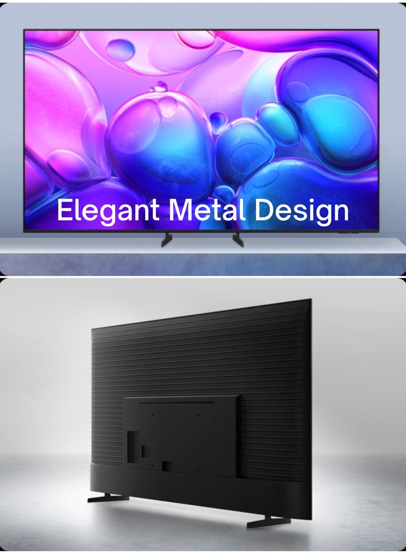 سامسونج 55-Inch Q6F QLED 4K Smart TV (2025 Model - International Version) | 100% Color Volume & Quantum HDR, HDR10+ | Tizen OS Knox Security | OTS Lite Gaming | Q4 Lite Processor, Motion Xcelerator, UHD Micro Dimming | MetalStream Design - 55Q6F Black - Image 3