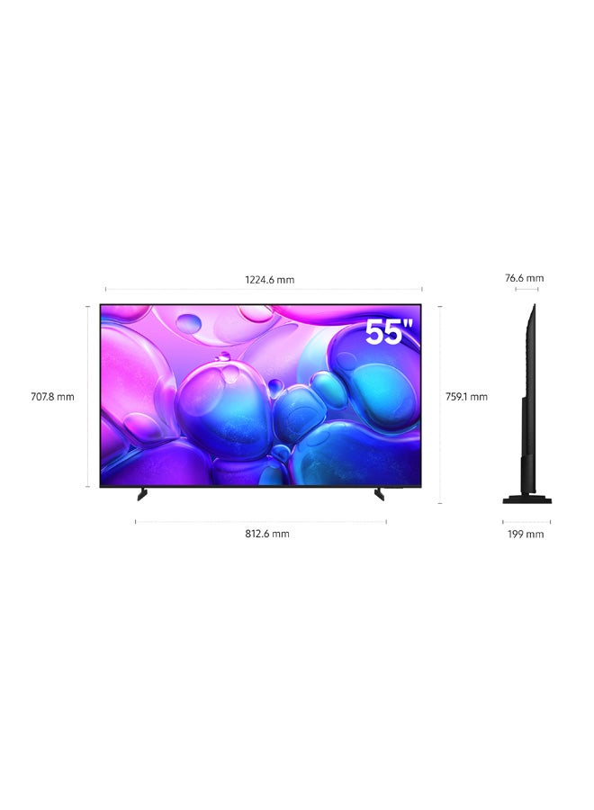 Samsung 55-Inch Q6F QLED 4K Smart TV (2025 Model - International Version) | 100% Color Volume & Quantum HDR, HDR10+ | Tizen OS Knox Security | OTS Lite Gaming | Q4 Lite Processor, Motion Xcelerator, UHD Micro Dimming | MetalStream Design - 55Q6F Black - Image 3