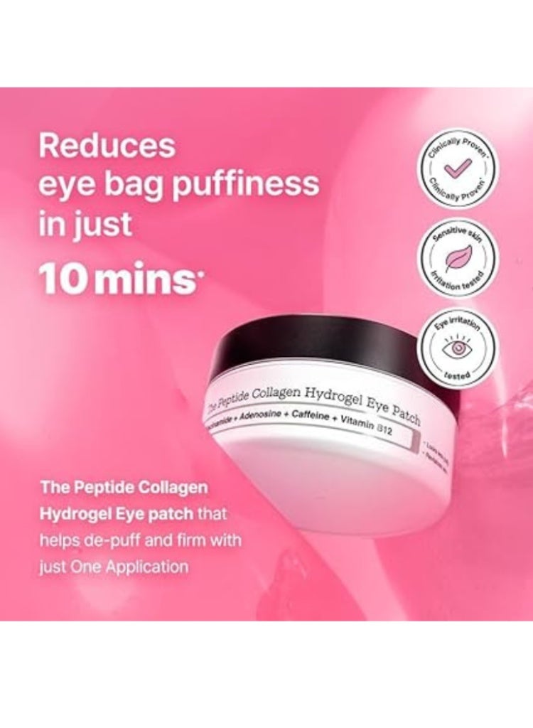 حل الخطوط الدقيقة، الهالات السوداء وشد البشرة – لاصقات هيدروجيل الكولاجين الببتيدية (60 لاصقة)  - Image 3