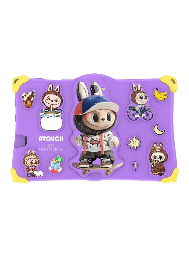 ATOUCH Q43 - Kids Tablet 7-inch Screen | WiFi | 8GB RAM | 256GB ROM | Purple | Child-Friendly Design - Image 2