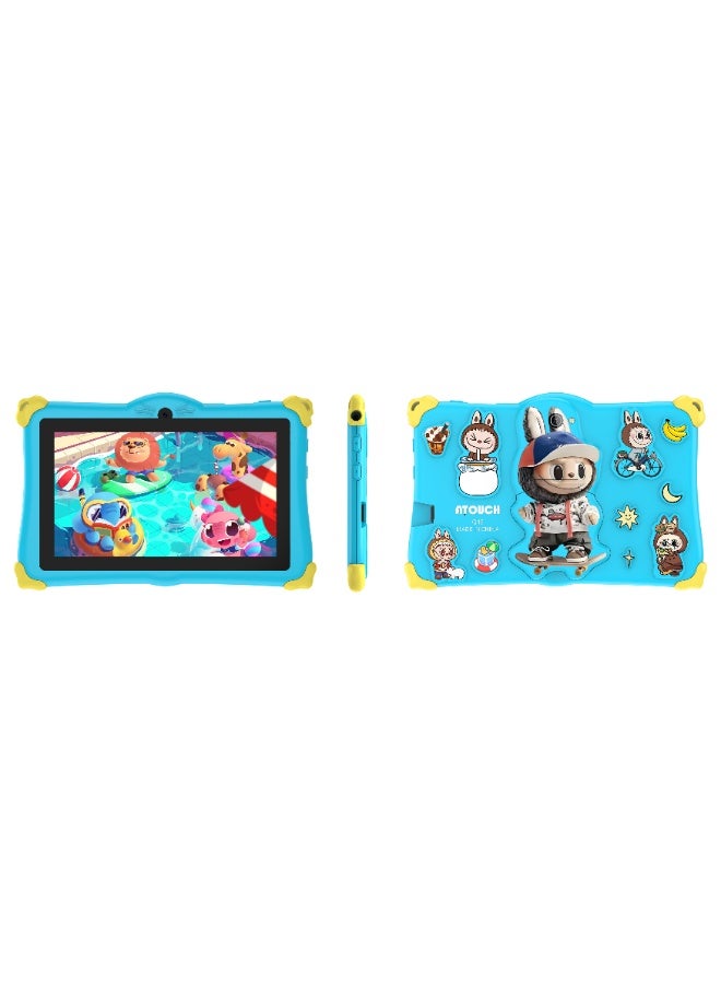 ATOUCH Q43 - Kids Tablet 7-inch Screen | WiFi | 8GB RAM | 256GB ROM | Blue | Child-Friendly Design - Image 3