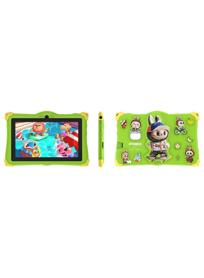 ATOUCH Q43 - Kids Tablet 7-inch Screen | WiFi | 8GB RAM | 256GB ROM | Green | Child-Friendly Design - Image 3