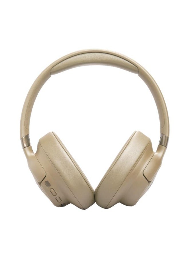 جي بي إل سماعات JBL Tune 780NC اللاسلكية فوق الأذن مع خاصية إلغاء الضوضاء التكيفية، صوت JBL النقي عالي الدقة، صوت مكاني، عمر بطارية 76 ساعة، مكالمات بميكروفونين، بلوتوث 6.0، دعم التطبيق – بيج (JBLT780NCBEG) - Image 2