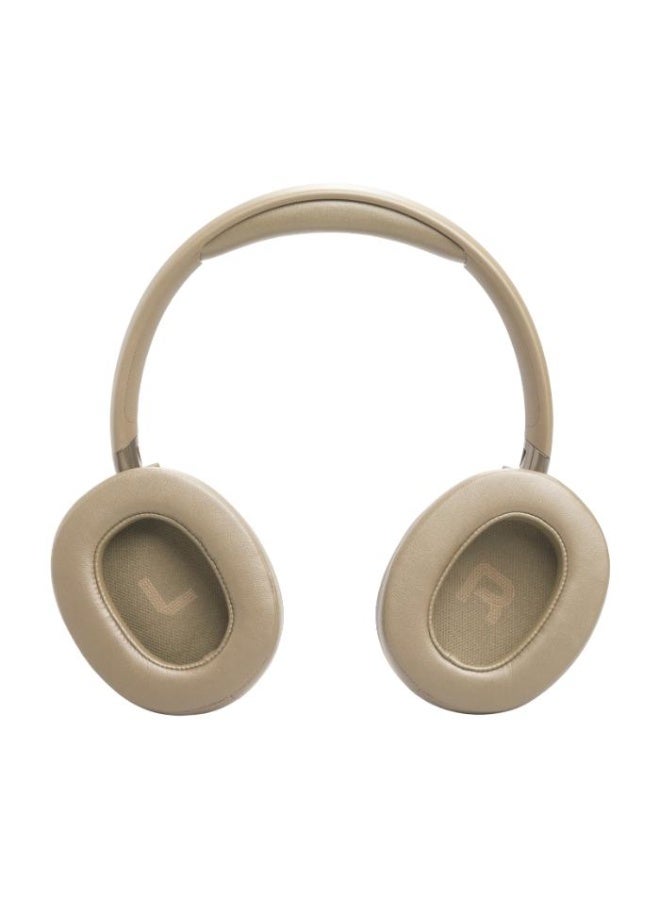 جي بي إل سماعات JBL Tune 780NC اللاسلكية فوق الأذن مع خاصية إلغاء الضوضاء التكيفية، صوت JBL النقي عالي الدقة، صوت مكاني، عمر بطارية 76 ساعة، مكالمات بميكروفونين، بلوتوث 6.0، دعم التطبيق – بيج (JBLT780NCBEG) - Image 4