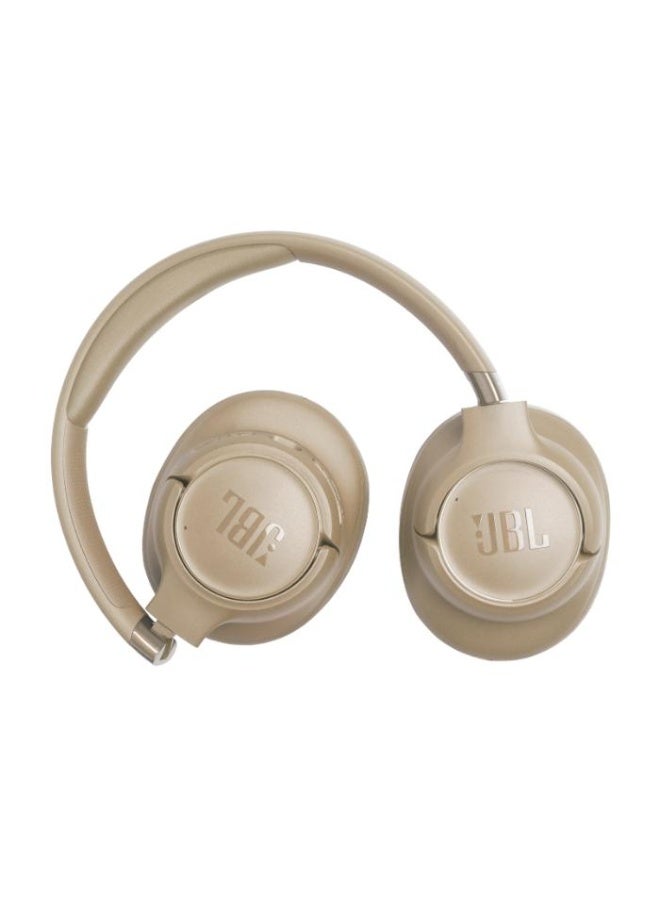 جي بي إل سماعات JBL Tune 780NC اللاسلكية فوق الأذن مع خاصية إلغاء الضوضاء التكيفية، صوت JBL النقي عالي الدقة، صوت مكاني، عمر بطارية 76 ساعة، مكالمات بميكروفونين، بلوتوث 6.0، دعم التطبيق – بيج (JBLT780NCBEG) - Image 3