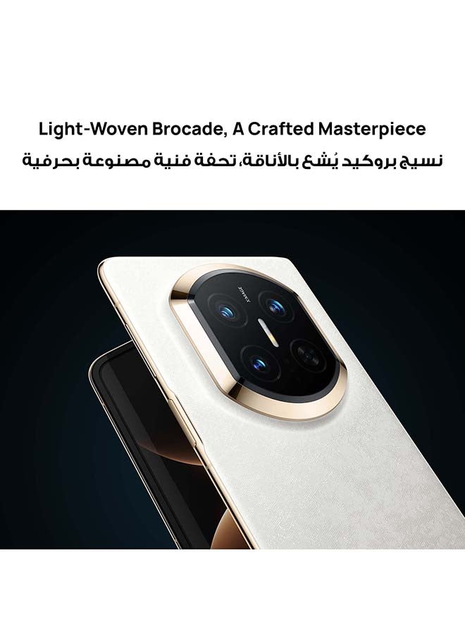 هواوي هاتف ماتي X7 القابل للطي ثنائي الشريحة 16 جيجابايت رام 512 جيجابايت بروكاد أبيض مع ساعة FIT4 PRO مجانية - نسخة الشرق الأوسط - Image 3