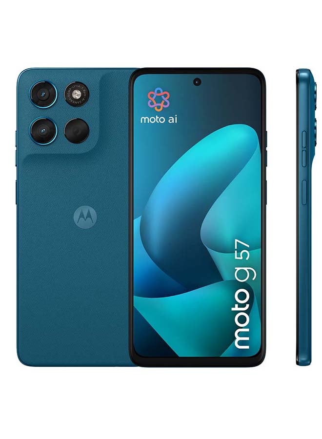 Motorola G57 Dual SIM 5G 8GB RAM 256GB PANTONE Corsair - Middle East Version - Image 1