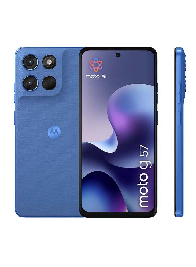 موتورولا G57 Dual SIM 5G 8GB RAM 256GB PANTONE Regatta - Middle East Version - Image 1