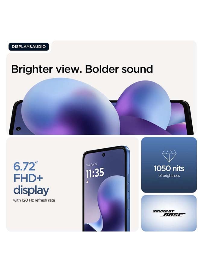 موتورولا G57 Dual SIM 5G 8GB RAM 256GB PANTONE Regatta - Middle East Version - Image 5