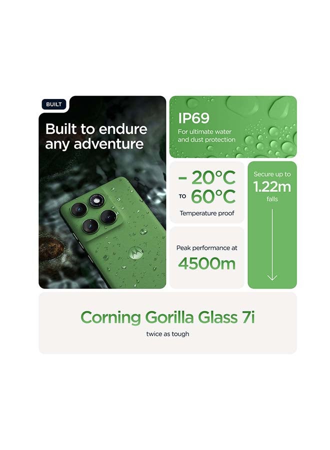 Motorola Edge 60 Dual SIM 5G 12GB RAM 512GB PANTONE Shamrock - Middle East Version - Image 5