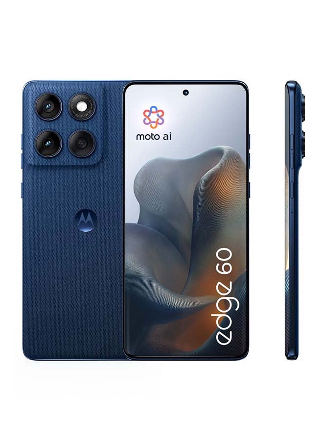 Motorola Edge 60 Dual SIM 5G 12GB RAM 512GB PANTONE Gibraltar Sea - Middle East Version - Image 1