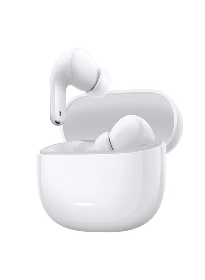 Xiaomi Redmi Buds 8 Lite Wireless Earbuds, 42dB Hybrid Active Noise Cancellation, 8H/36H Battery, 12.4mm Dynamic Driver, Fast Charging, Dual-Mic Clear Calls, Google Fast Pair, White - Image 2