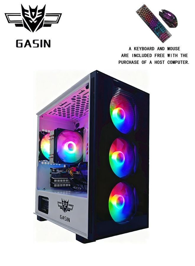 غاز جهاز كمبيوتر مكتبي للألعاب مع معالج Intel Core i5-11400F/ذاكرة RAM سعة 16 جيجابايت DDR4/قرص SSD سعة 1 تيرابايت/بطاقة رسومات Nvidia GeForce GTX 1650 SUPER سعة 4 جيجابايت - Image 1