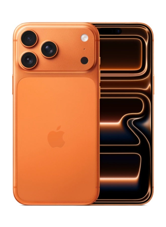 Apple iPhone 17 Pro 256GB Cosmic Orange 5G (Nano SIM + eSIM) With FaceTime - Middle East Version - Image 1