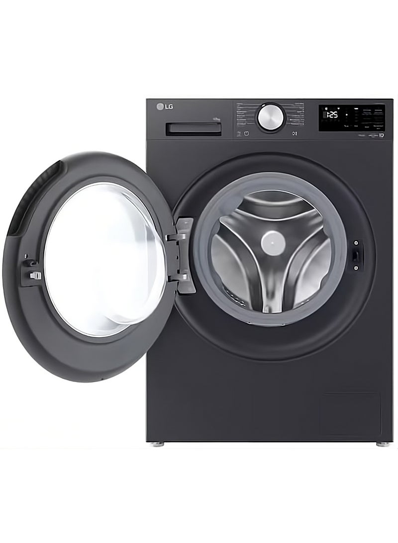 LG Front Load Washing Machine 10KG, 1400 RPM, AI DD, Wi-Fi Smart ThinQ, Steam Allergy Care, Remote Control 10 kg F4X5RYG24 black - Image 2