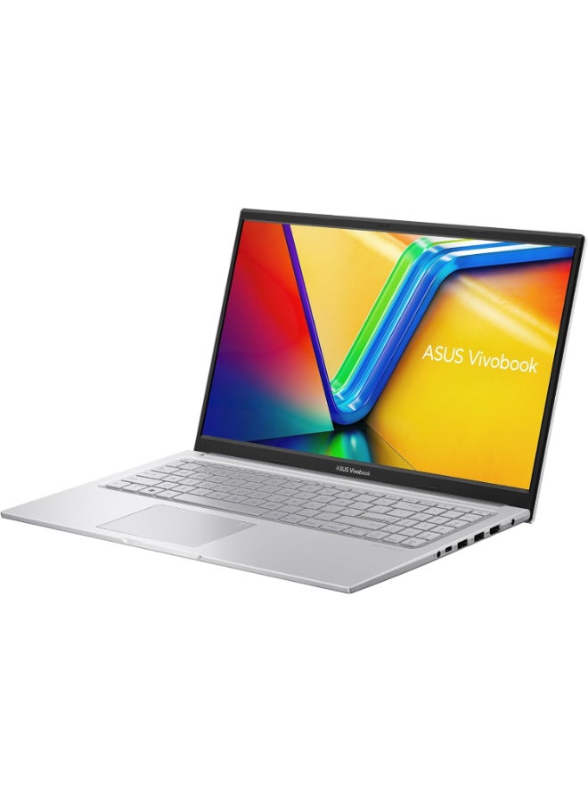 أسوس لابتوب فيفو بوك 15، شاشة 15.6" FHD مضادة للتوهج، معالج إنتل كور i7-1355U، 12GB ذاكرة DDR4، 512GB SSD، رسومات إنتل إيريس Xe، لوحة مفاتيح مضاءة، مستشعر بصمة، ويندوز 11، فضي بارد - Image 4