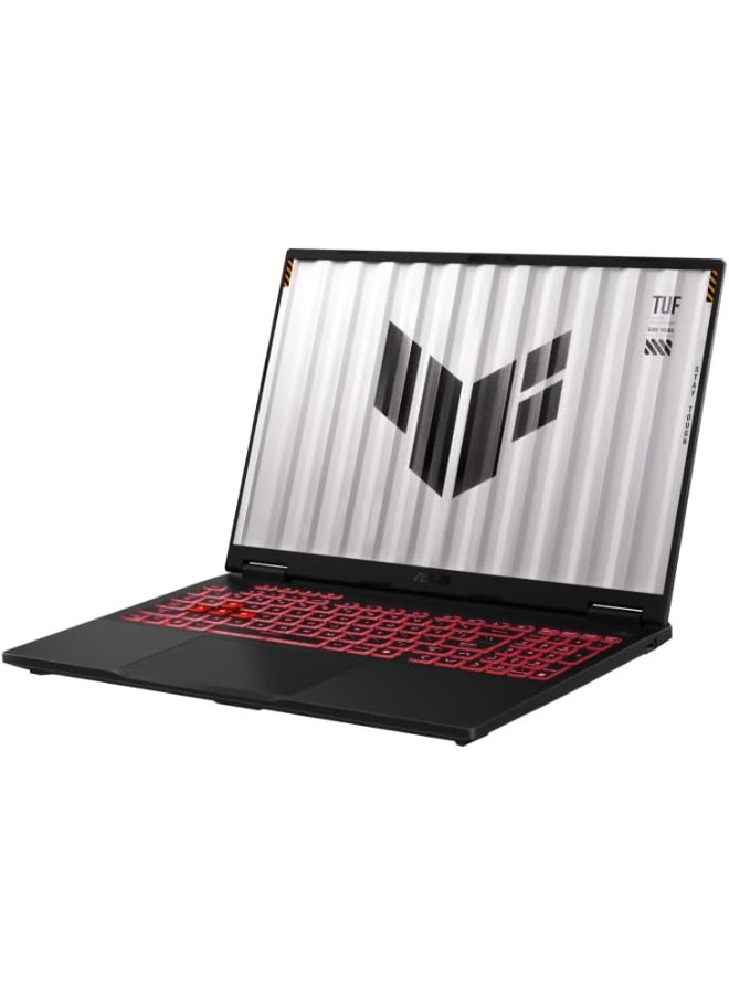 أسوس لابتوب TUF Gaming A16، شاشة 16" FHD+ بتردد 165Hz، معالج AMD Ryzen 7 260، بطاقة NVIDIA GeForce RTX 5060 بسعة 8GB، ذاكرة RAM DDR5 بسعة 16GB، تخزين SSD PCIe 4.0 بسعة 512GB، لوحة مفاتيح Chiclet RGB مضاءة، ويندوز 11، لون رمادي Jaegar - Image 4