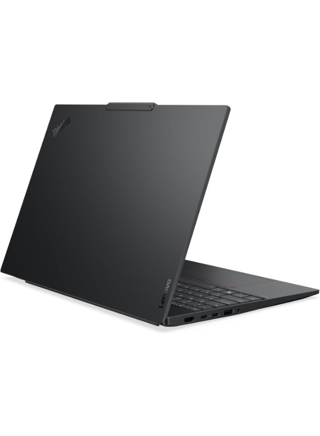 لينوفو لابتوب الأعمال ThinkPad E16 الجيل 3، شاشة 16" WUXGA، معالج Intel Core Ultra 7 255H، 16GB ذاكرة DDR5، 512GB SSD PCIe، رسومات Intel Arc 140T، واي فاي 6E، لوحة مفاتيح إنجليزية مضاءة من الخلف - Image 4