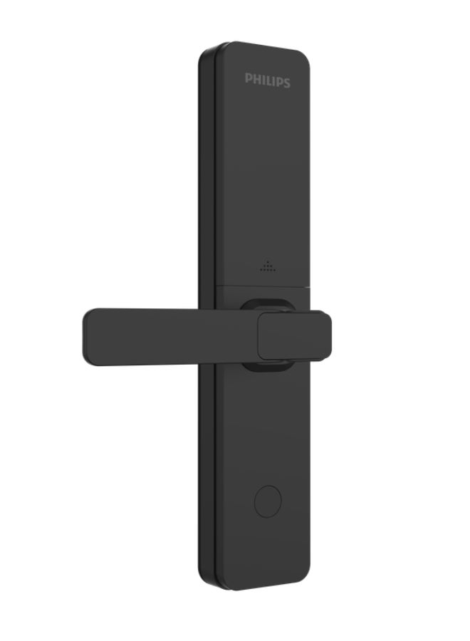 Philips Smart Door Lock 615 45.85 Mm Easykey , Bluetooth App Setup, Offline Pin Sharing, Intuitive Fingerprint, Dual Verification, Hidden Pin, 4 Unlock Methods, Low Battery Alert black - Image 5