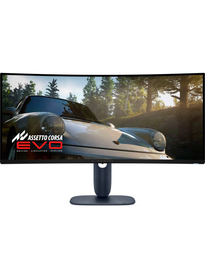 ديل Alienware 34 AW3425DW Gaming Monitor, 34" Quantum Dot OLED Display, UW-QHD Resolution, 240 Hz Refresh Rate, 0.03ms (GtG) Response Time, NVIDIA G-Sync & AMD FreeSync Premium Pro | 210-BRRK Black - Image 1