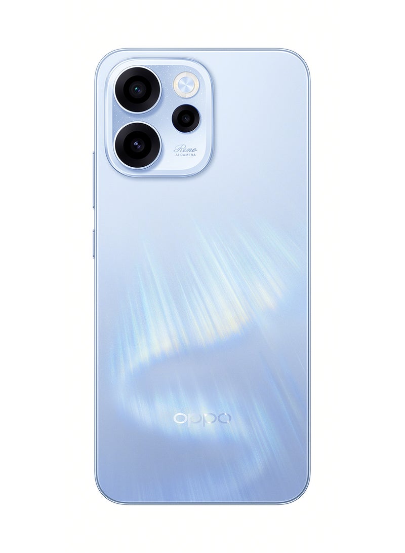 أوبو رينو 15F 5G بشريحتين باللون أزرق أورورا، ذاكرة رام 12 جيجابايت وذاكرة داخلية 512 جيجابايت، يدعم 5G – نسخة الشرق الأوسط مع هدية سماعات أوبو Enco Buds3 - Image 3