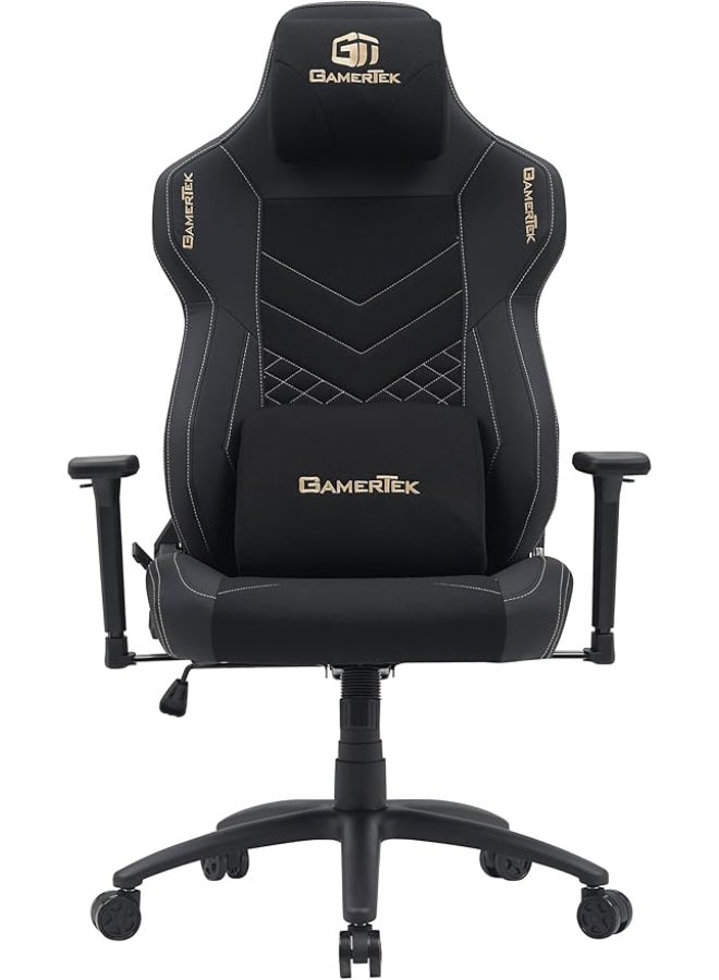 GamerTek Quest Conqueror White & Black Edition Gaming Chair - Image 1