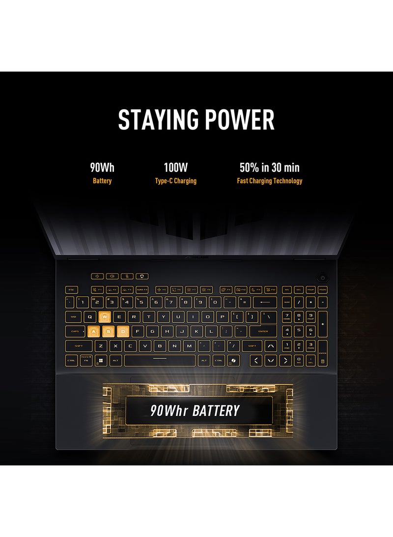 ASUS (Upgraded Version) TUF F16 Gaming (2025) Laptop With 16 Inch WUXGA(1920x1200) Display,Intel Core i7-14650HX Processor/16GB RAM DDR5/1TB SSD/8GB NVIDIA GeForce RTX 5060 Graphics /Windows 11 Home/ Jaeger Gray - Image 5