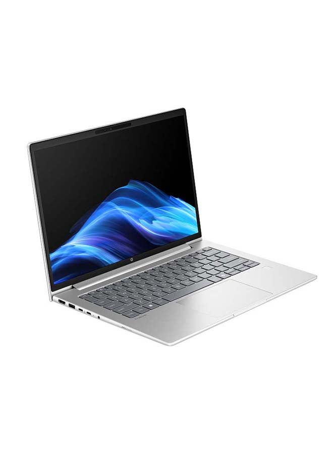 HP لابتوب برو بوك بشاشة WUXGA مقاس 14 بوصة (1920×1200)، معالج Core Ultra 5 225U، ذاكرة وصول عشوائي DDR5 سعة 16 جيجابايت، قرص صلب SSD سعة 512 جيجابايت، نظام تشغيل DOS (بدون ويندوز)، يدعم اللغتين الإنجليزية والعربية، لون فضي الإنجليزية/العربية فضي - Image 4