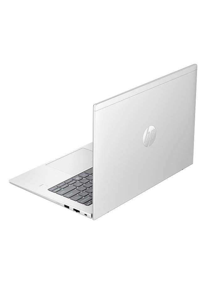 HP لابتوب برو بوك بشاشة WUXGA مقاس 14 بوصة (1920×1200)، معالج Core Ultra 5 225U، ذاكرة وصول عشوائي DDR5 سعة 16 جيجابايت، قرص صلب SSD سعة 512 جيجابايت، نظام تشغيل DOS (بدون ويندوز)، يدعم اللغتين الإنجليزية والعربية، لون فضي الإنجليزية/العربية فضي - Image 5
