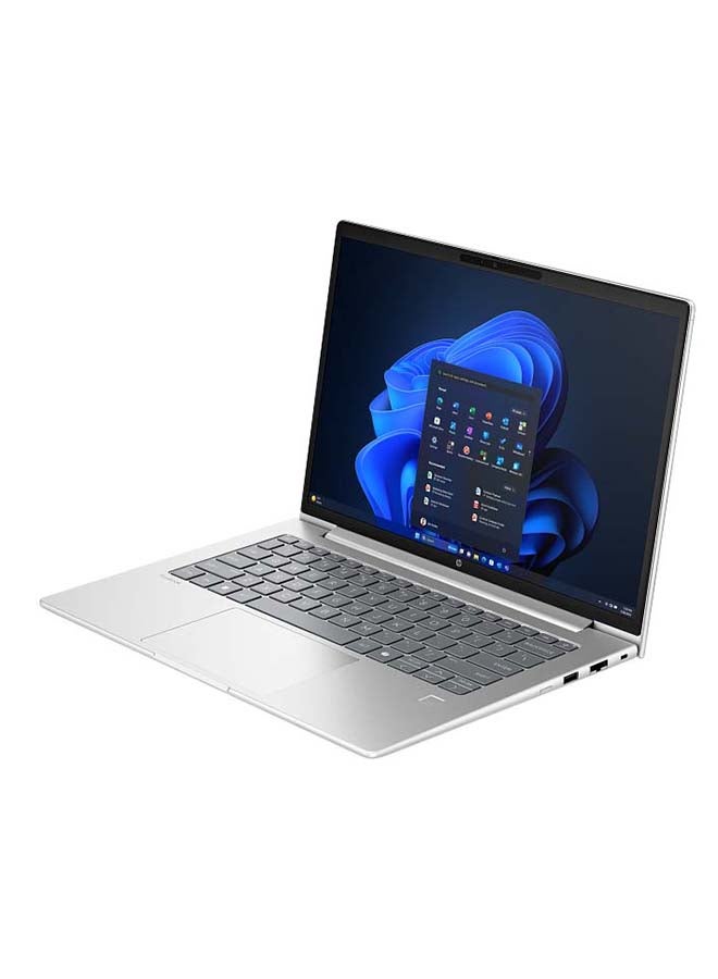 HP لابتوب برو بوك بشاشة WUXGA مقاس 14 بوصة (1920×1200)، معالج Core Ultra 5 225U، ذاكرة وصول عشوائي DDR5 سعة 16 جيجابايت، قرص صلب SSD سعة 512 جيجابايت، نظام تشغيل DOS (بدون ويندوز)، يدعم اللغتين الإنجليزية والعربية، لون فضي الإنجليزية/العربية فضي - Image 2
