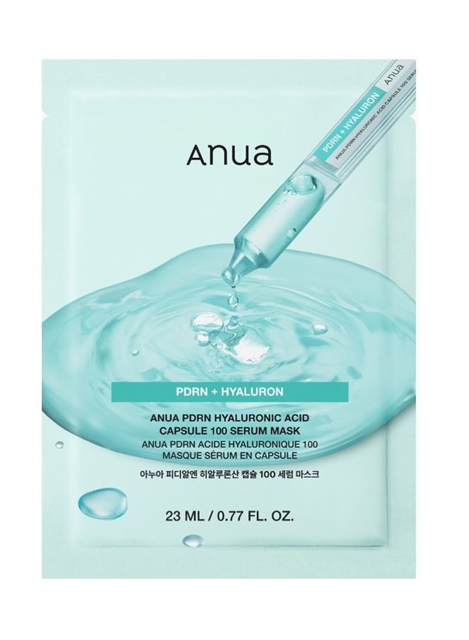 انوا Pdrn Hyaluronic Acid Capsule 100 Serum Mask 23Ml (1Pc) 23ml - Image 1