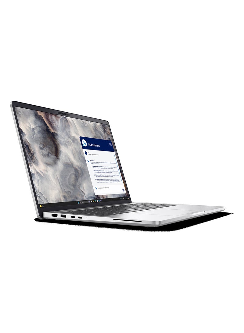 DELL Pro 16 Plus Laptop With 16 Inch Full HD (1920x1080) Display, Intel Core Ultra 7-266V vPro Processor/16GB RAM DDR5/1TB SSD/DOS(Without Windows)/ English/Arabic Platinum Silver - Image 2