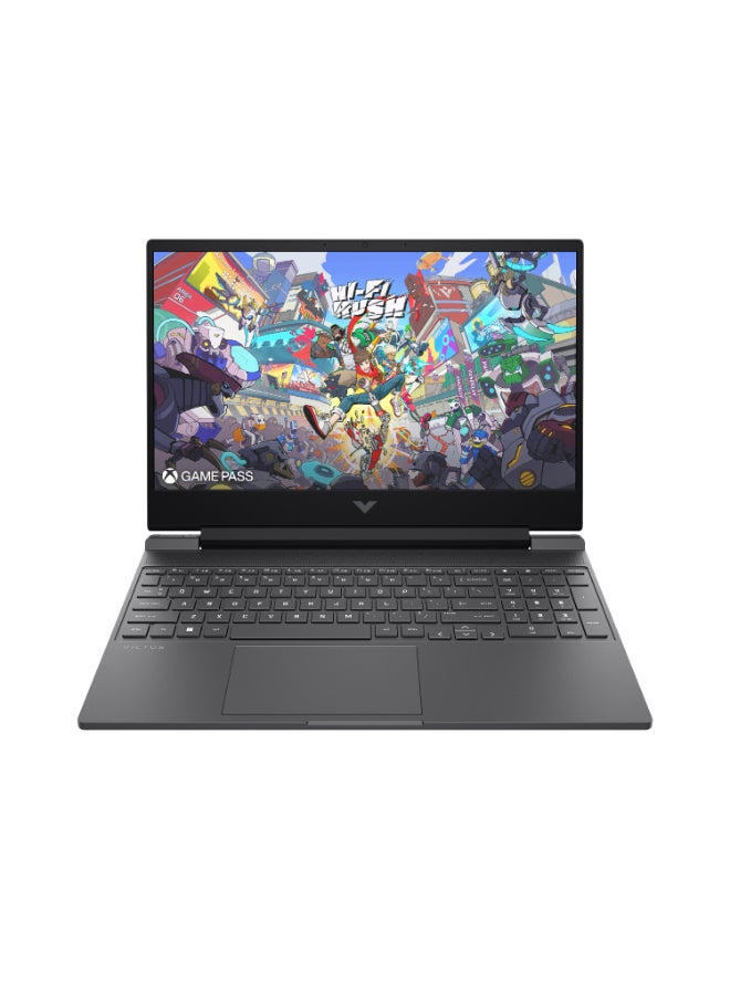 HP 15-fa2787nr Victus Gaming  Laptop With 15.6 Inch Full HD (1920x1080) Display, Intel Core i7-13620H Processor/16GB RAM DDR5/512GB SSD/8GB Nvidia GeForce RTX 5060 Graphics/Windows 11 Home/ English/Arabic Mica Silver - Image 1