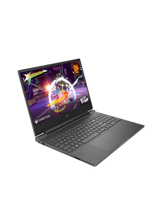 HP 15-fa2787nr Victus Gaming  Laptop With 15.6 Inch Full HD (1920x1080) Display, Intel Core i7-13620H Processor/16GB RAM DDR5/512GB SSD/8GB Nvidia GeForce RTX 5060 Graphics/Windows 11 Home/ English/Arabic Mica Silver - Image 2