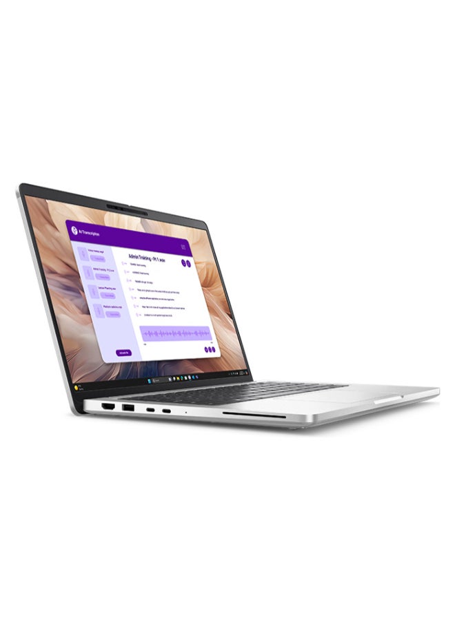 ديل لابتوب برو 14 بلس (إصدار مطور) بشاشة 14 بوصة عالية الدقة بالكامل (1920 × 1080)، معالج إنتل كور ألترا 7-255U/ذاكرة وصول عشوائي 16 جيجابايت DDR5/قرص صلب SSD سعة 512 جيجابايت/بطاقة رسومات إنتل/نظام التشغيل ويندوز 11/ الإنجليزية/العربية - Image 2