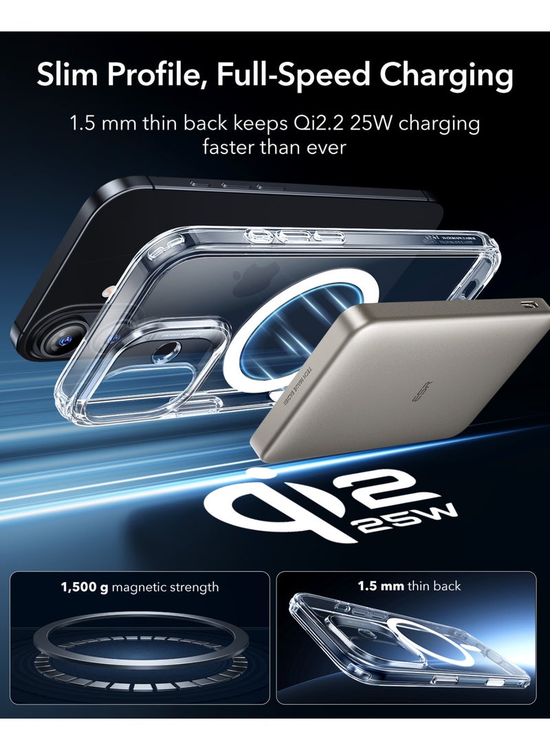 اي اس ار ESR for iPhone 17 Case, Camera Control, Compatible with MagSafe, Shockproof Military-Grade Protection, Magnetic Phone Case for iPhone 17, Classic Hybrid Case clear - Image 5