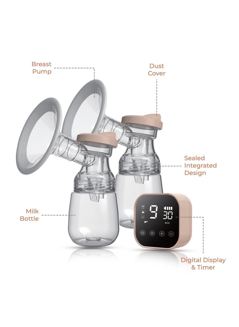 Sunveno Smart Automatic Dual Breast Pump with Controller - White - Image 5
