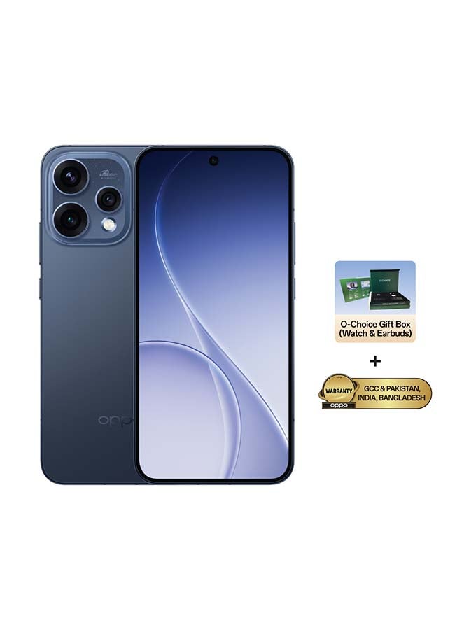 OPPO Reno15 F AI Phone Dual SIM 5G Twilight Blue 12GB RAM 256GB With OPPO Enco Buds3 Pro - Middle East Version - Image 1
