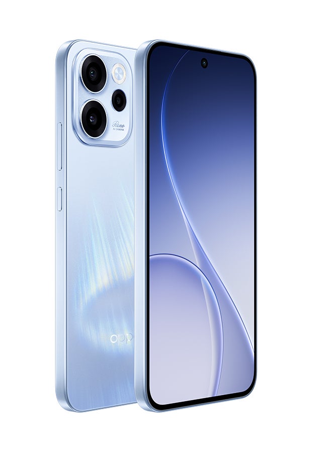 أوبو هاتف رينو 15 F AI ثنائي الشريحة 5G أزرق أوريورا 12 جيجابايت RAM 256 جيجابايت مع سماعات OPPO Enco Buds3 Pro + ضمان 12 شهر (حماية سائلة + شاشة) - النسخة الشرق أوسطية - Image 5