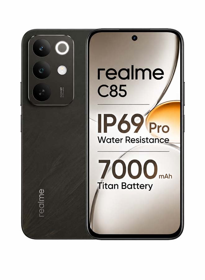 realme C85 Dual SIM 4G Swan Black 8GB RAM 256GB - International Version - Image 1