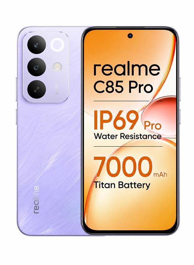 realme C85 Pro Dual SIM 4G Parrot Purple 8GB RAM 256GB - International Version - Image 1