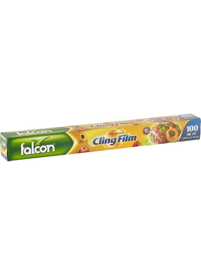 فالكون Falcon Cling Film 100 Sq Ft 20.64 M. X 45 Cm Clear 100 Sq Ft - Image 1