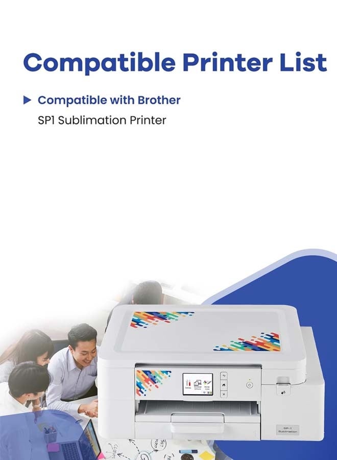 brother Genuine Sublimation Ink Cartridge Color 4-Pack SP01 Black,Cyan,Yellow,Magenta - Image 2