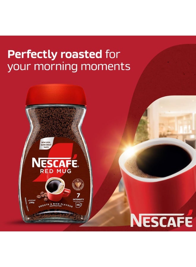 نسكافيه Red Mug Instant Coffee Jar 95grams 95grams Single - Image 4